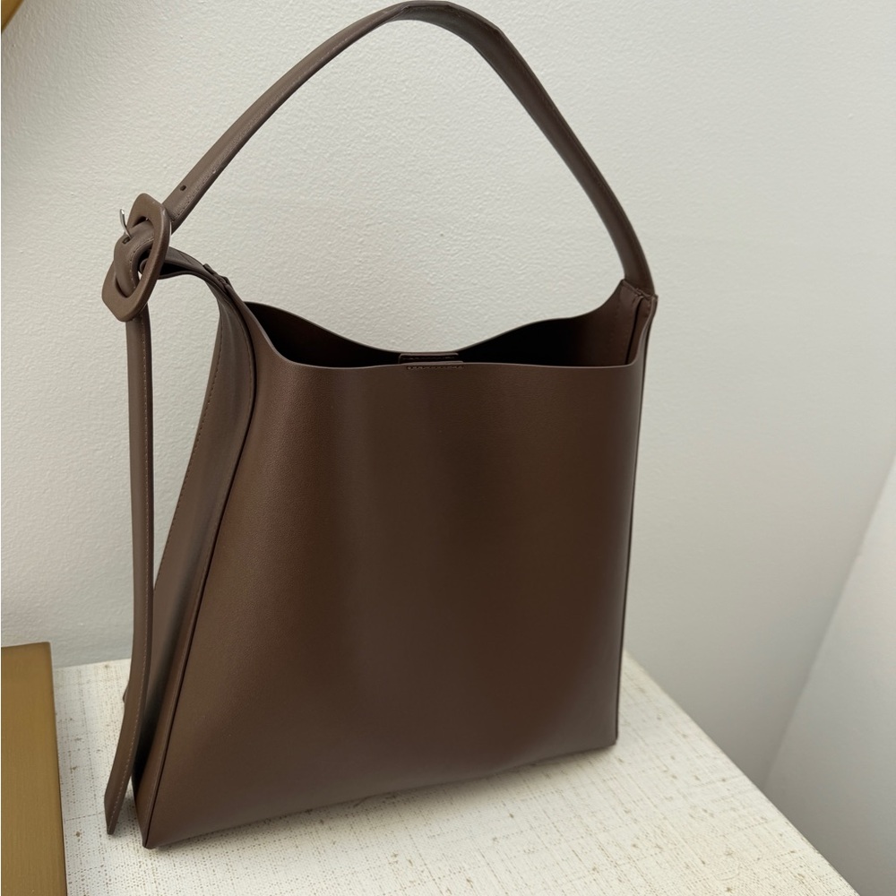 Mango Dark Brown Shoulder Bag - Picture 7 of 11